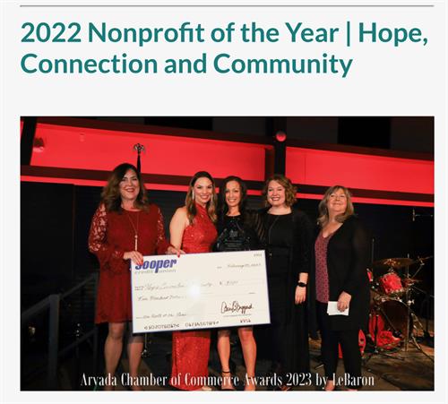 2022 Arvada Chamber Non-Profit of the Year