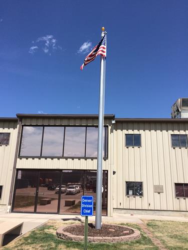 Denver Fire Training - Flagpoles