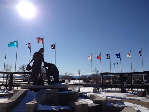 Flags and Falgpoles at Westminster Legacy Foundation