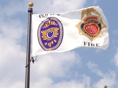 Custom Flag - Westminster Police & Fire