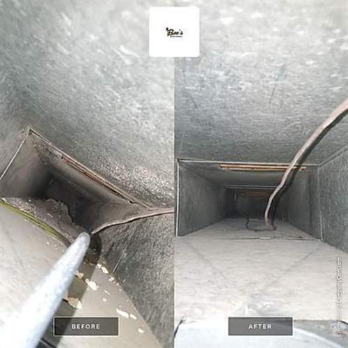 Air Duct Cleaning Before/After Northern Colorado