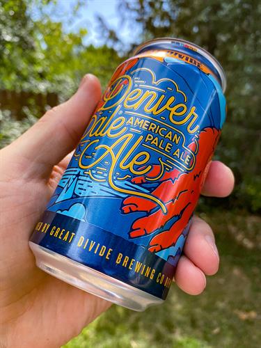 Custom design created for Great Divide Brewing's final Denver Pale Ale artist series