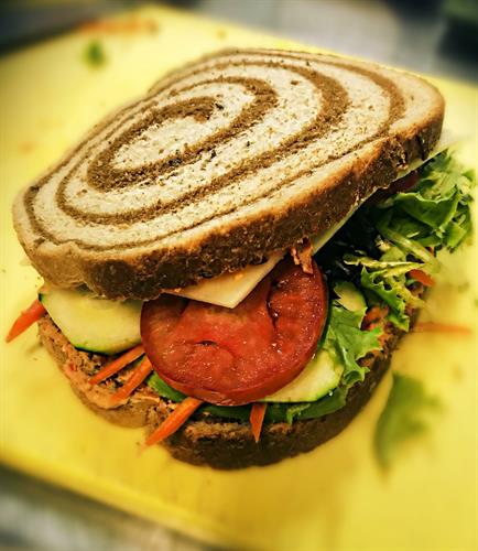 Mother Earth Veggie Sandwich...Yum!