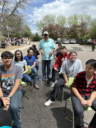 Participating with The Early College of Arvada student's field day 2024