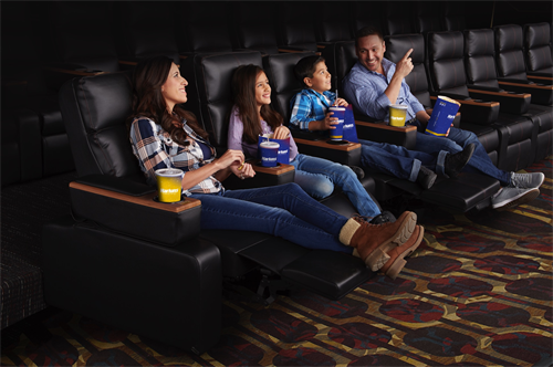Ultimate Lounger seating in all auditoriums