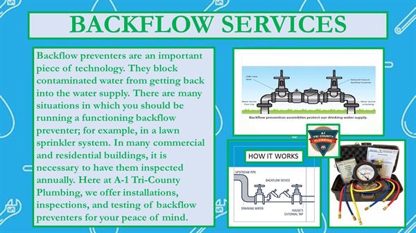 We know all about backflow preventers!