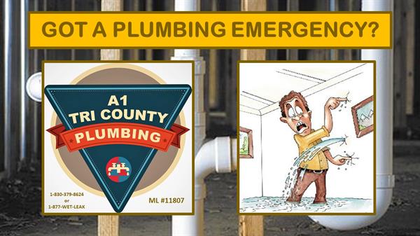 We are here for your plumbing emergencies 24/7, 365 days a year!