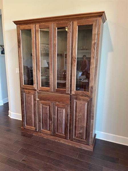 China Cabinet with glass front doors