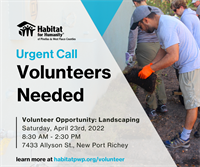Volunteer Opportunities with Habitat for Humanity