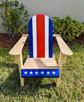 Red White and Blue Chair One of a Kind