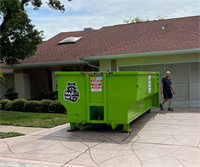 A 20 yard dumpster service is the perfect option for most residential jobs.