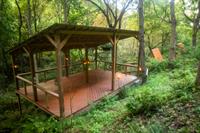 Deck in the mountains