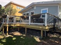Home deck, railings and stairs