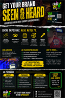 Advertise with us at our public events.