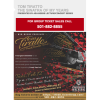 Concert: The Sinatra of My Years- Tom Tiratto