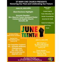 JUNETEENTH CELEBRATED IN WHITE COUNTY, ARKANSAS