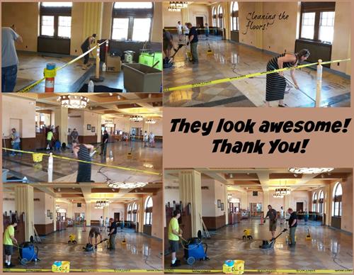 Regular floor care keeps your business looking might fine!
