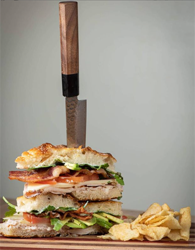 Turkey Bacon Avocado artisan sandwich, tomato, romaine, bacon, sliced turkey, provolone, red onion, garlic and herb mayo....pictured with our fresh, house kettle chips!