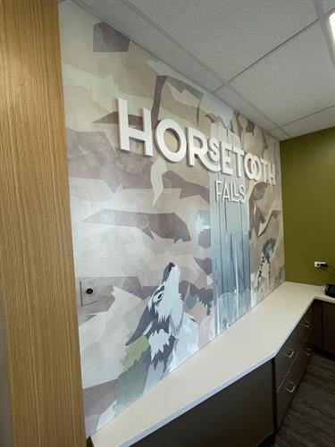 Interior Wall Wrap w/ Dimensional Letters