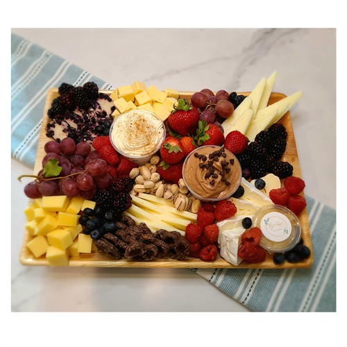 Fruit and cheese platter
