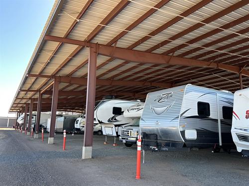 Covered RV Storage
