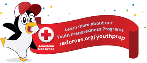 We teach children home fire safety using Pedro, the Preparedness Penguin!