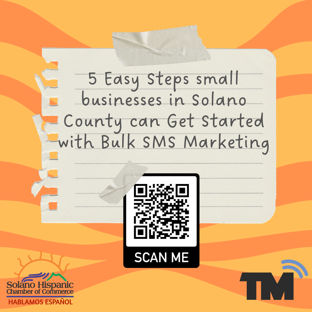Image for 5 Easy Steps small businesses in Solano County can Get Started with Bulk SMS Marketing