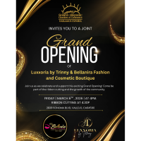 Joint Grand Opening + Ribbon Cutting — Luxxoria by Trinny & Bellanira Fashion and Cosmetic Boutique