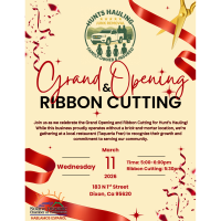 Ribbon Cuttting for Hunts Hauling