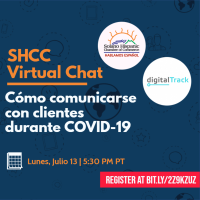 SHCC Virtual Chat: Cómo comunicarse con clientes durante COVID-19