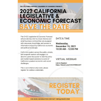 CHCC 2022 California Legislative & Economic Forecast