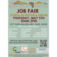 Napa Valley College Job Fair on May 5th