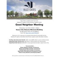 Buzz Oates - Good Neighbor Meeting June 22