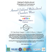 Monday, Aug. 1, Join Oakland's Multi-cultural Chambers & UCSF for a Mixer!