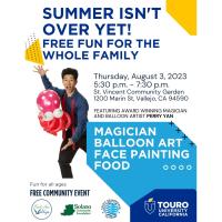Fun and Family Friendly Event August 3rd