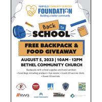 Fairfield Community Services Foundation Backpack Event