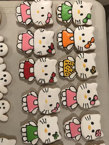 Hello Kitty theme butter cookies 