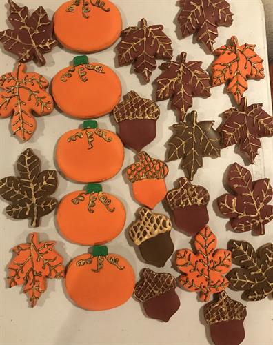 Thanksgiving theme butter cookies 