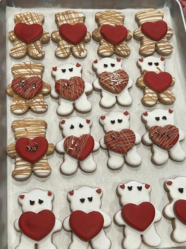 Valentines butter cookies 