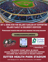 River Cats Fundraiser for Solano Families