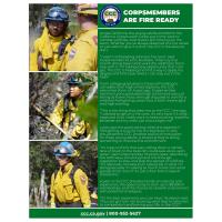CORPSMEMBERS ARE FIRE READY  CCC newsletter May 2022