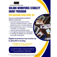 Solano Workforce Stability Grant for Small Businesses | SHCC