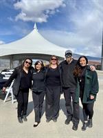 Diana, Christina & Elena from Elite Events BC and BeTeased Food Truck - Mike and Sharon celebrating the wrap up of a successful event (2022)