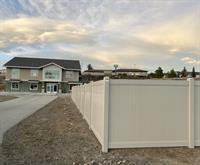 Adobe jasper privacy vinyl fence