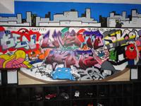 Graffiti Wall teenage boy bedroom 