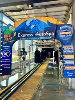Express AutoSpa tunnel entrance