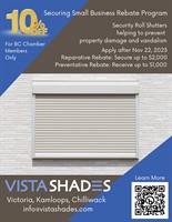 Promo for Chamber Rebate - Security Shutters