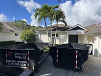 Double Roof Dumpster Delivery in Vero!