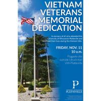 Vietnam Veterans Memorial Dedication