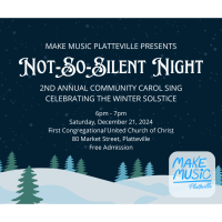 Not So Silent Night Community Carol Sing